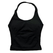 Sports Gym Halter Top Woman Seamless
