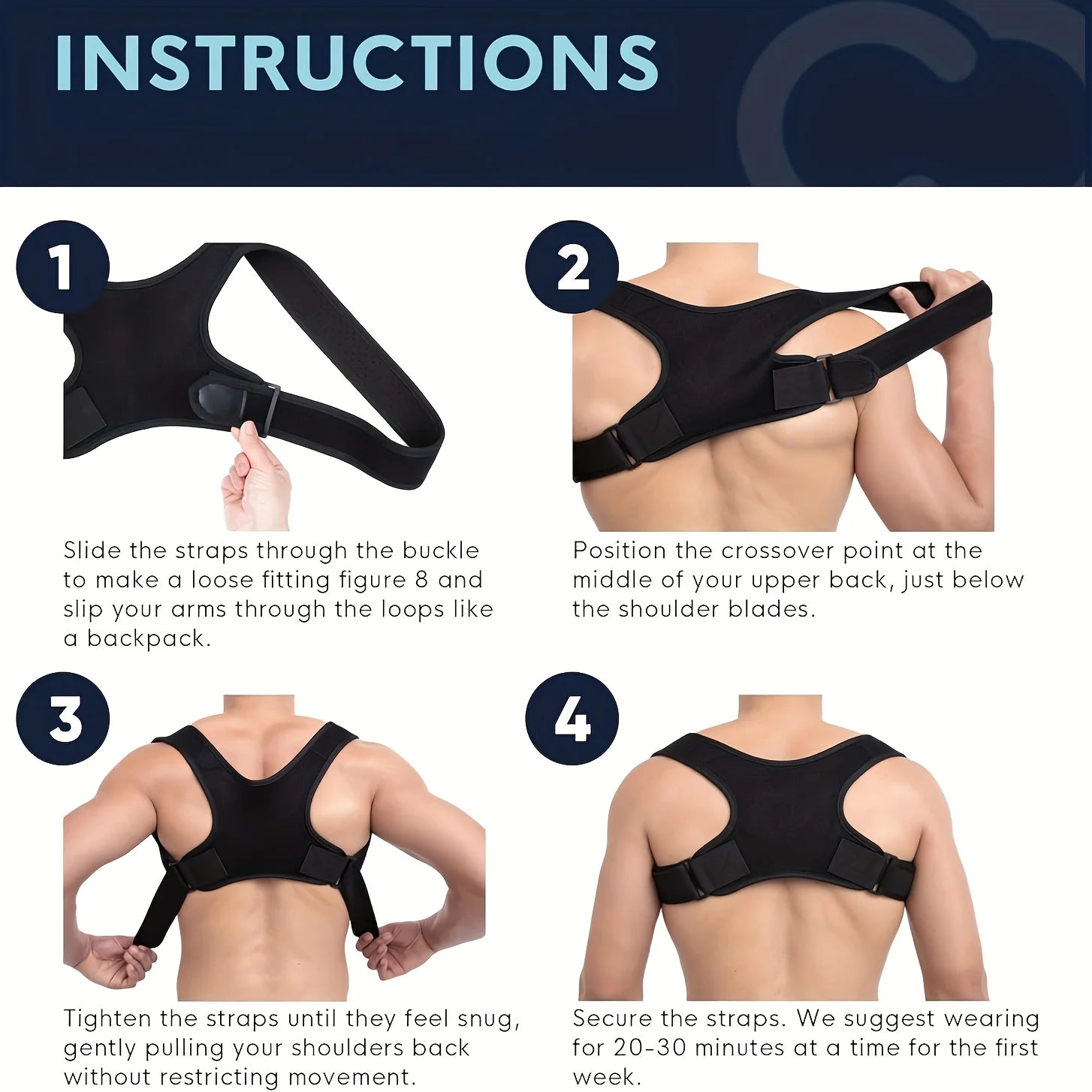 Adjustable Posture Corrector Back