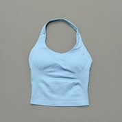 Sports Gym Halter Top Woman Seamless