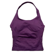 Sports Gym Halter Top Woman Seamless