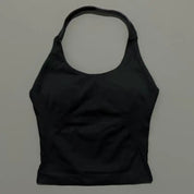Sports Gym Halter Top Woman Seamless