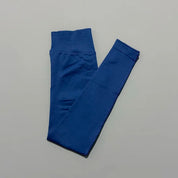 Women Ribbed Waist Band Scrunch Bum