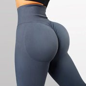 High Waist Solid Leggings Women Seamless