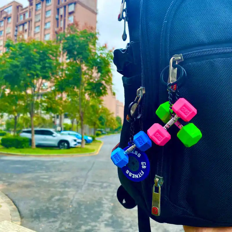 Dumbbell Keychain Gym