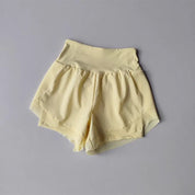 Summer Women's Sports Shorts Mesh 2 In 1
