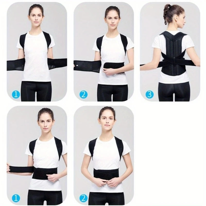 Back Posture Corrector Heavy Duty Support Adjustable