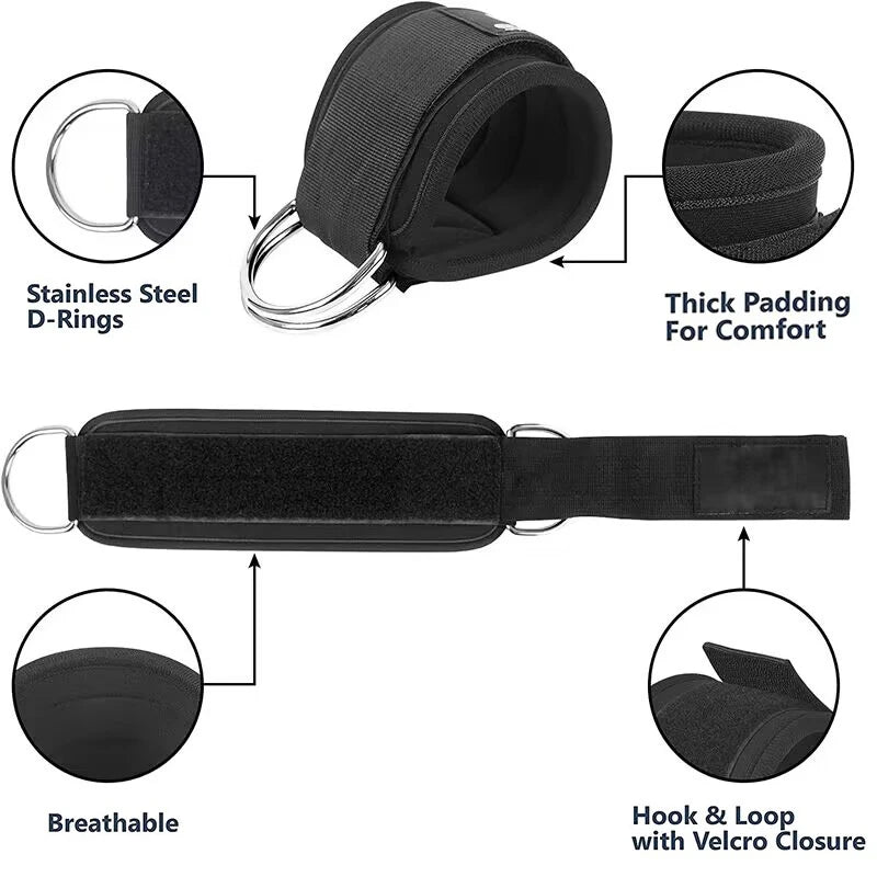 Ankle Straps Resistance Bands Set