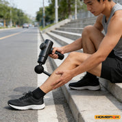 Electric Massage Gun Deep Tissue Facial Massgaer 8 Heads Arms Back Leg Muscle Relaxing For Body Back Arm Sport Fitness
