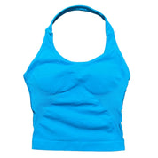 Sports Gym Halter Top Woman Seamless