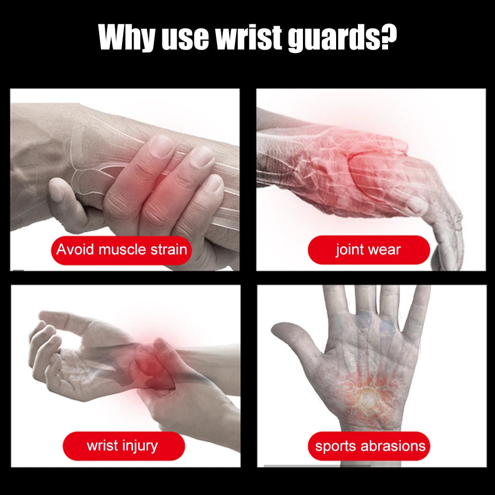 2 Pcs Wrist Support Hand Brace Gym Wrist