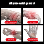 2 Pcs Wrist Support Hand Brace Gym Wrist