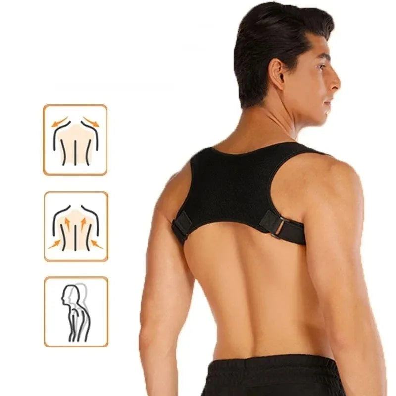 Standing and sitting posture support belt