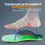 1Pair Sport Insoles PU High Stretch Shock