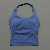 Sports Gym Halter Top Woman Seamless