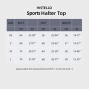 Sports Gym Halter Top Woman Seamless