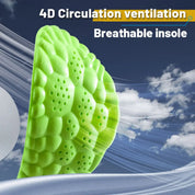 1Pair Sport Insoles PU High Stretch Shock