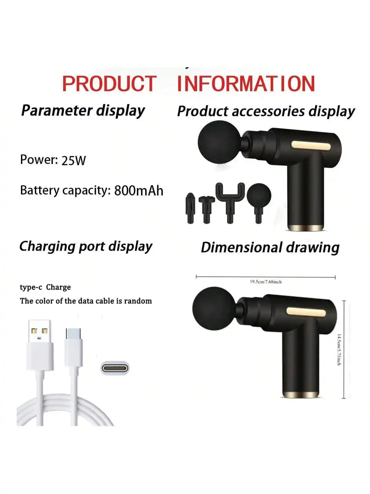 Portable Muscle Massage Gun For Body Massage