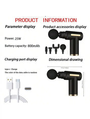 Portable Muscle Massage Gun For Body Massage