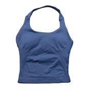 Sports Gym Halter Top Woman Seamless