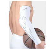 1PC Breathable Sports Arm Sleeves with Compression Elbow Pads