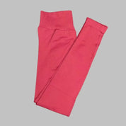 Women Ribbed Waist Band Scrunch Bum