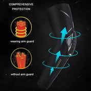 1PC Breathable Sports Arm Sleeves with Compression Elbow Pads