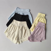 Summer Women's Sports Shorts Mesh 2 In 1