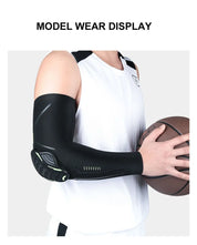 1PC Breathable Sports Arm Sleeves with Compression Elbow Pads