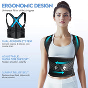 Posture Corrector Back Brace Adjustable Back Support for Women and Men