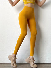 High Waist Solid Leggings Women Seamless