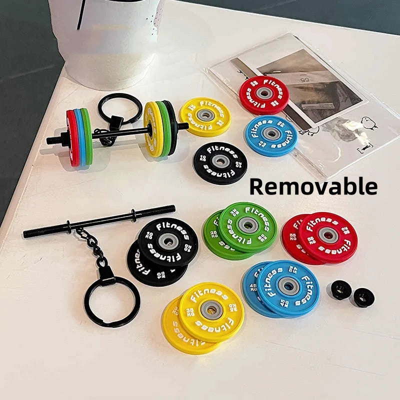 Dumbbell Keychain Gym