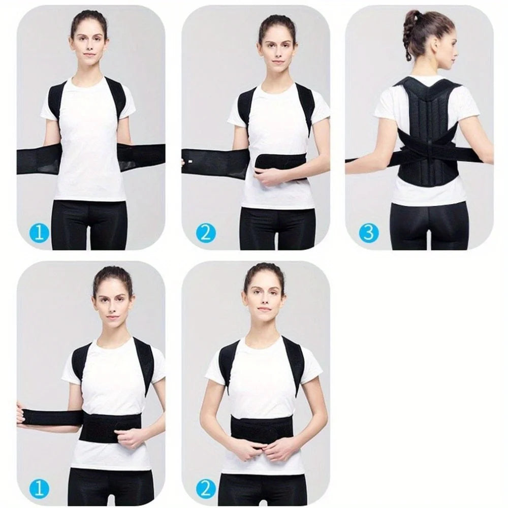 Back Posture Corrector Heavy Duty Support Adjustable