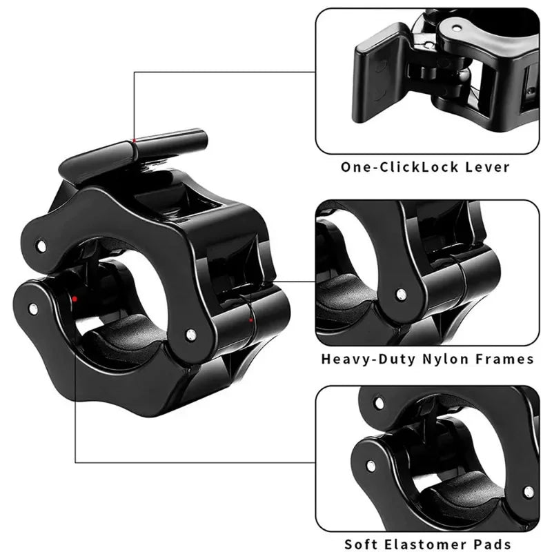 Dumbbell Clips Clamp Weight Lifting Bar