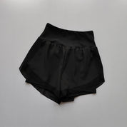 Summer Women's Sports Shorts Mesh 2 In 1