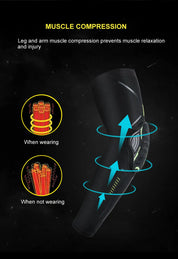 1PC Breathable Sports Arm Sleeves with Compression Elbow Pads
