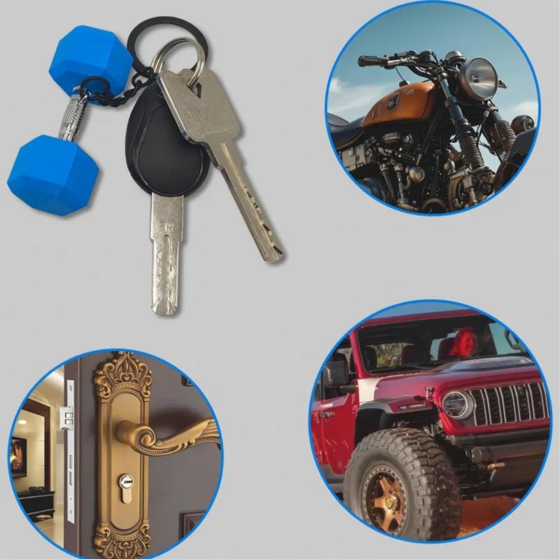 Dumbbell Keychain Gym
