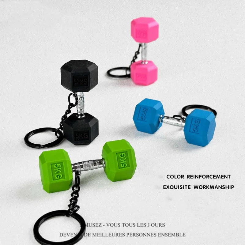 Dumbbell Keychain Gym