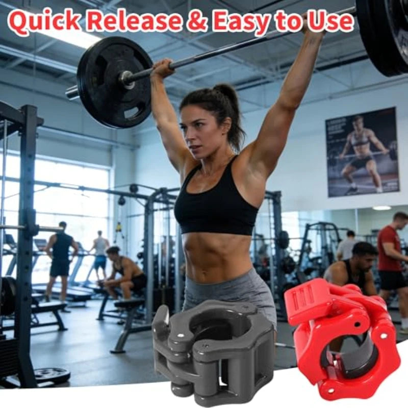 Dumbbell Clips Clamp Weight Lifting Bar