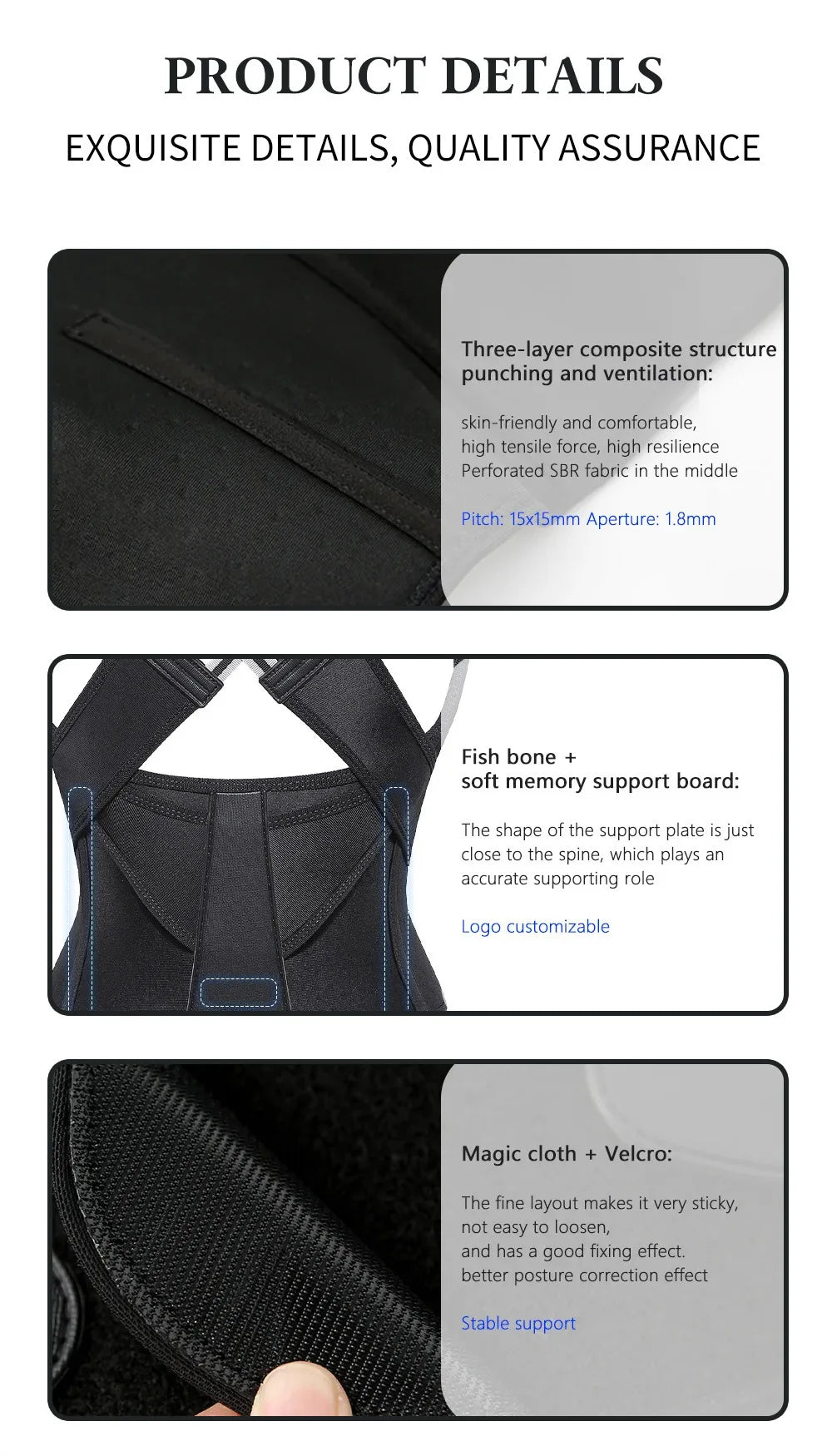 Posture Corrector for Women and Men, Adjustable Shoulder