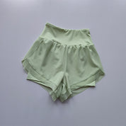 Summer Women's Sports Shorts Mesh 2 In 1