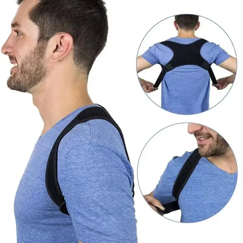 Standing and sitting posture support belt