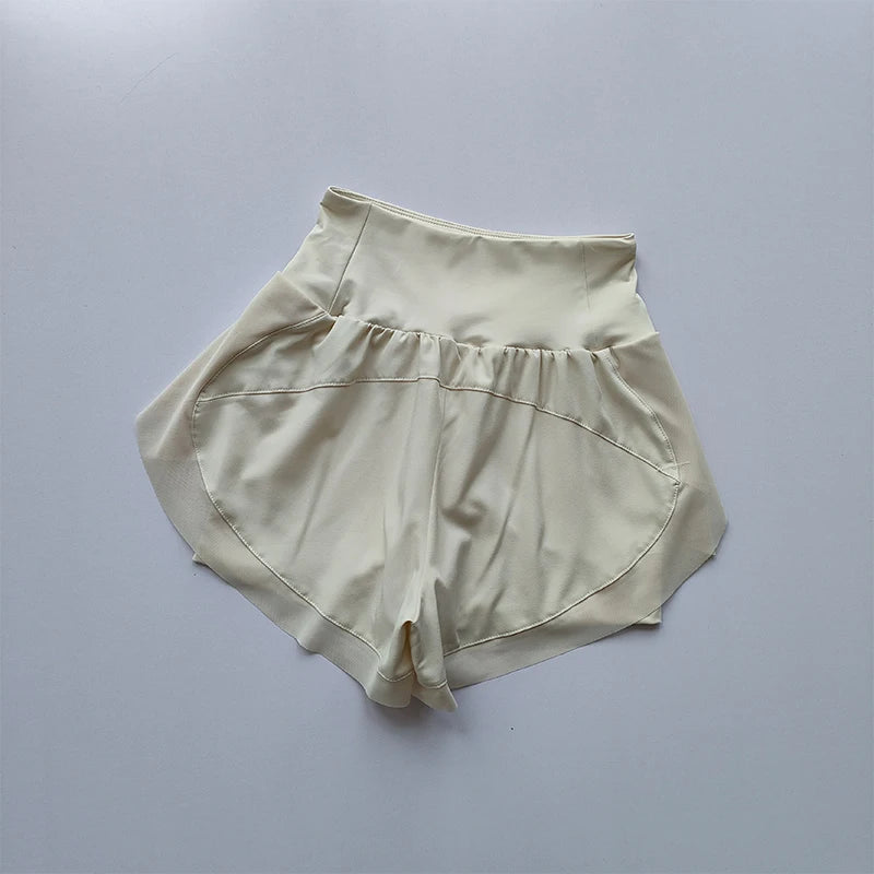 Summer Women's Sports Shorts Mesh 2 In 1