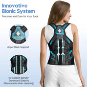 Posture Corrector Back Brace Adjustable Back Support for Women and Men