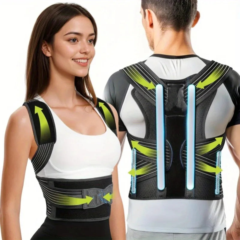 Back Posture Corrector Heavy Duty Support Adjustable