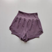 Summer Women's Sports Shorts Mesh 2 In 1