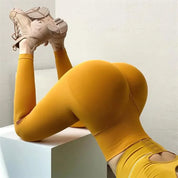 High Waist Solid Leggings Women Seamless