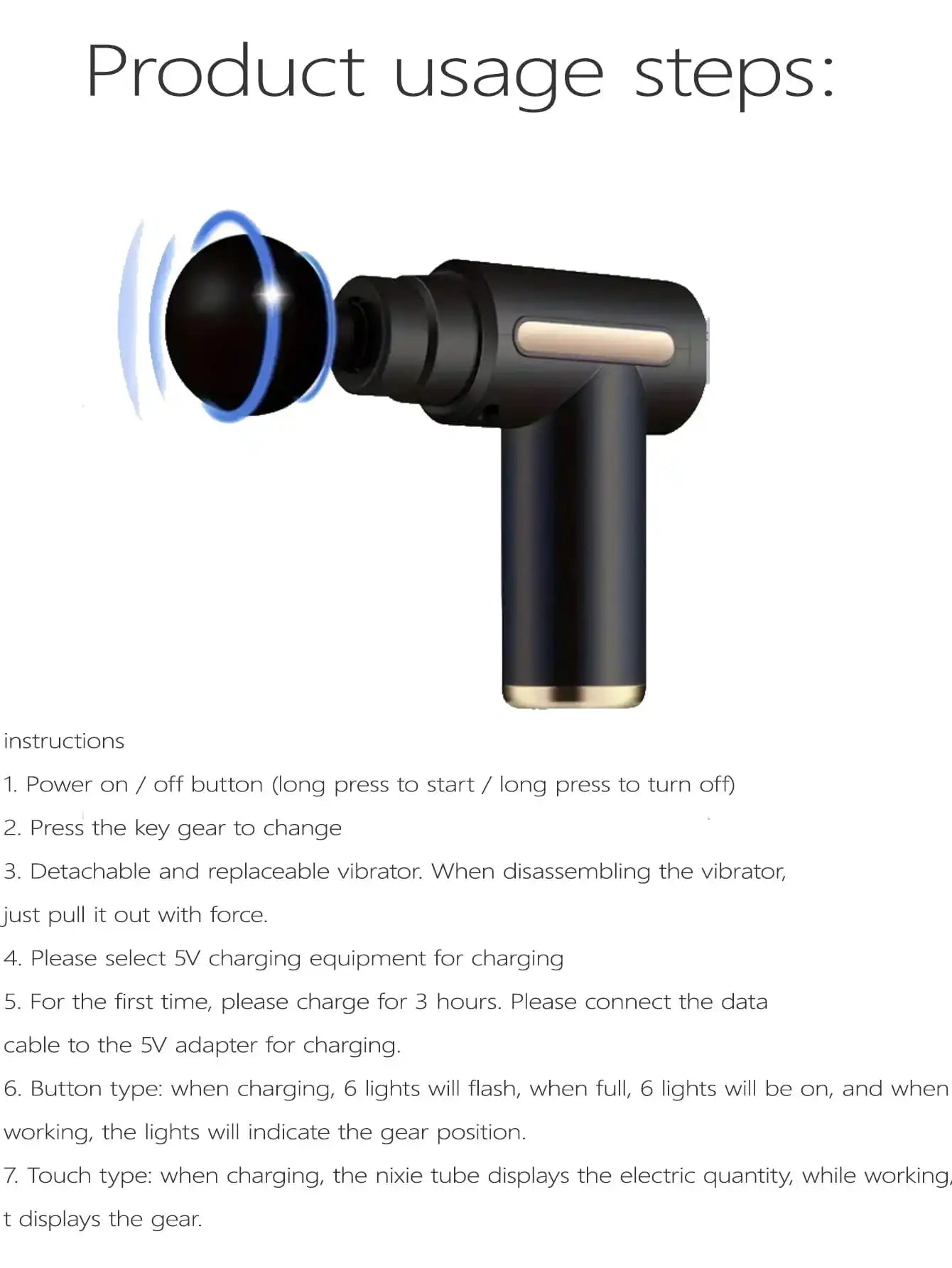 Portable Muscle Massage Gun For Body Massage
