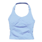 Sports Gym Halter Top Woman Seamless